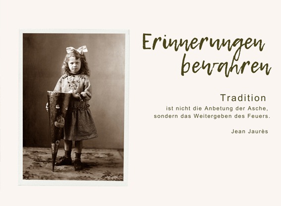 Tradition ist nicht die Anbetung der Asche sondern das Weitergeb des Feuers Agentur-für-Bildbiographien