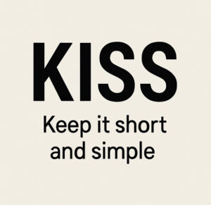 Ins Schreiben kommen keep it short and simple Agentur für Bildbiographien