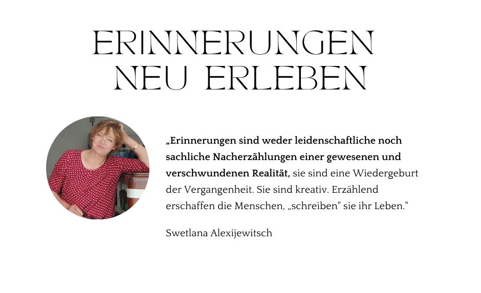 Erinnerungen neu erleben Agentur für Bildbiographien Familiengeschichte bewahren - Vita Dr. Susanne Gebert
